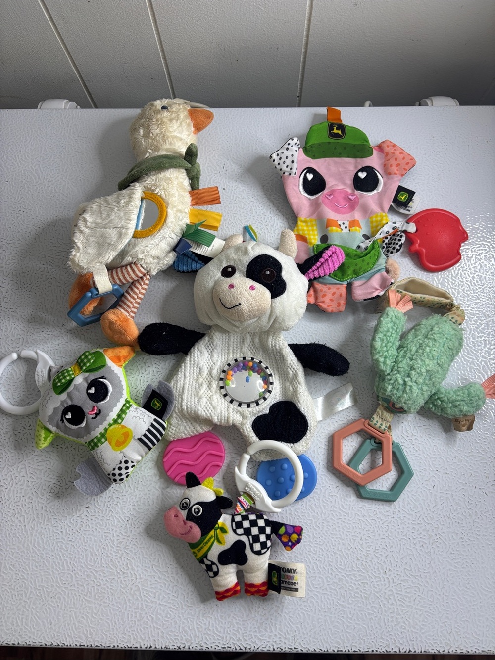 392 - Assorted Plush Baby Activity Toys - Multicolor